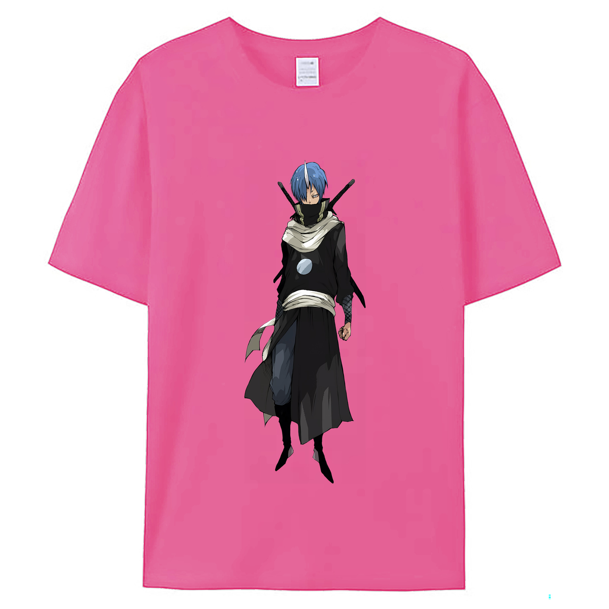 （画像用） 転スラ Regarding Reincarnated to Slime レディースカジュアルプリントTシャツ（綿100％）